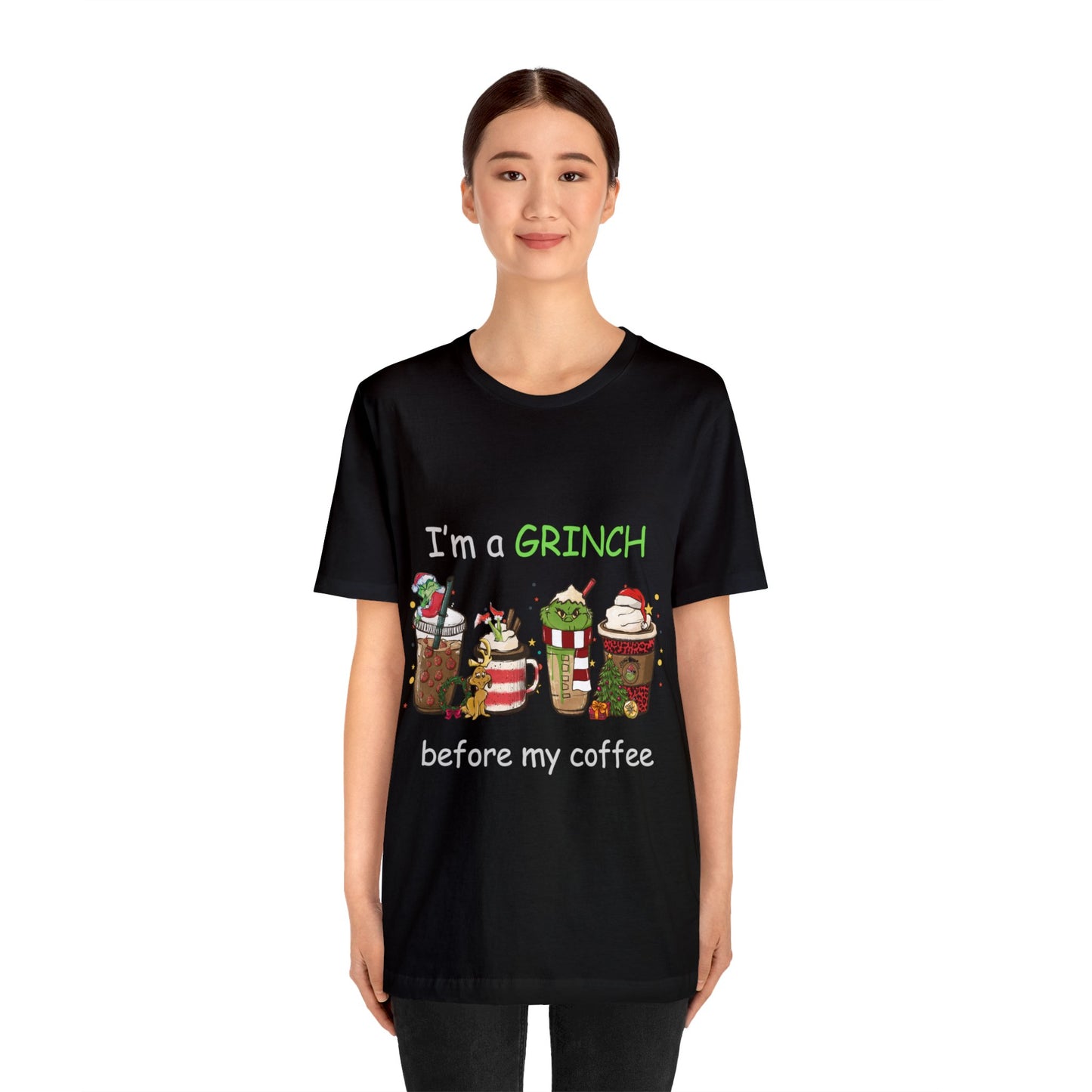 Grinch Coffee Short Sleeve Tee