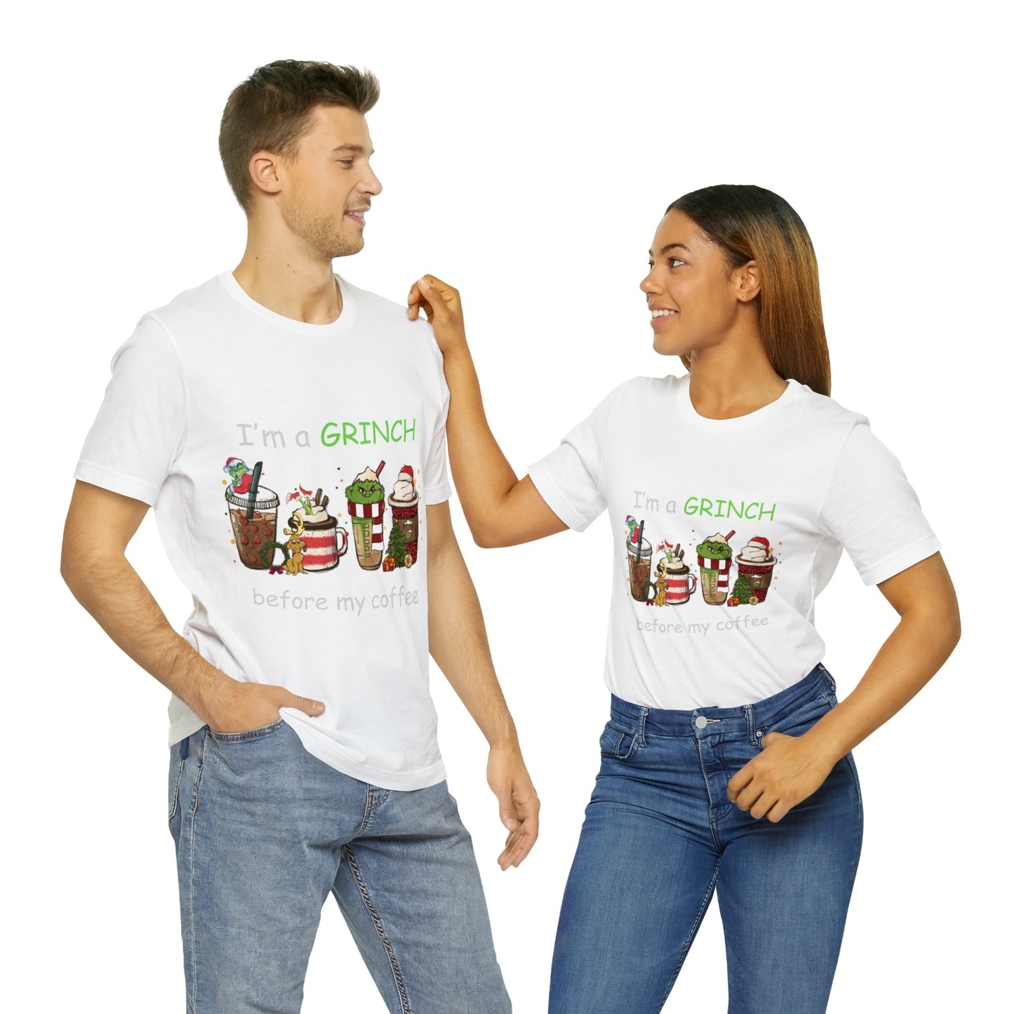 Grinch Coffee Short Sleeve Tee