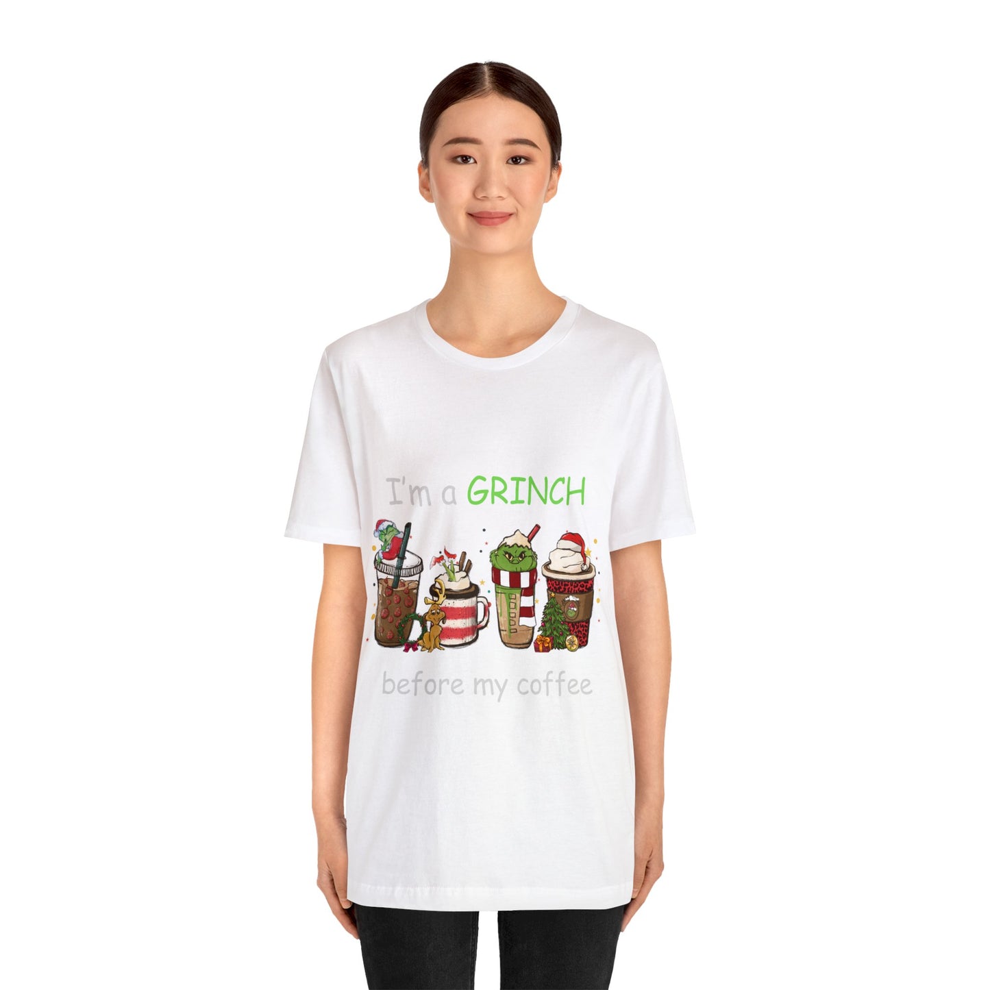 Grinch Coffee Short Sleeve Tee