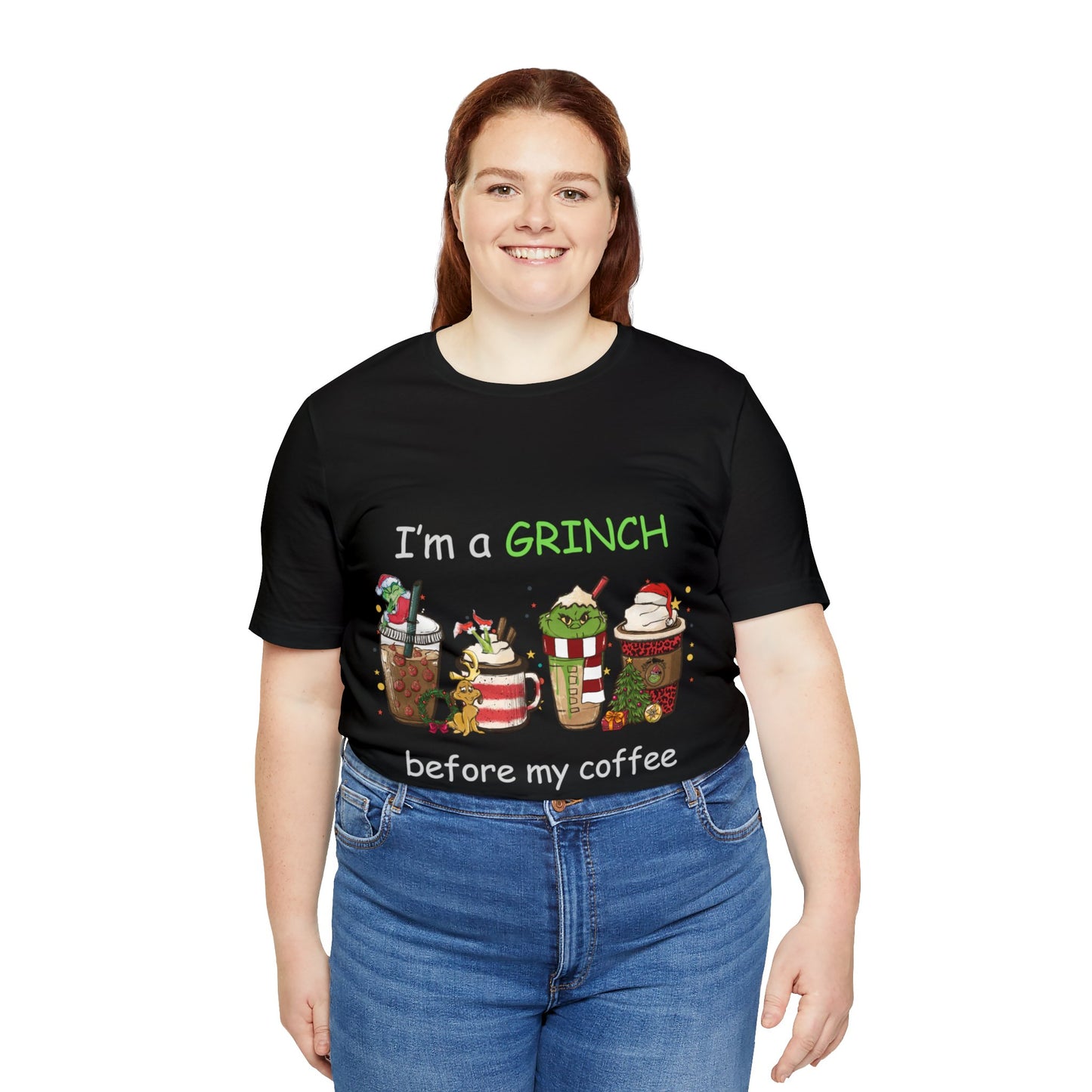 Grinch Coffee Short Sleeve Tee