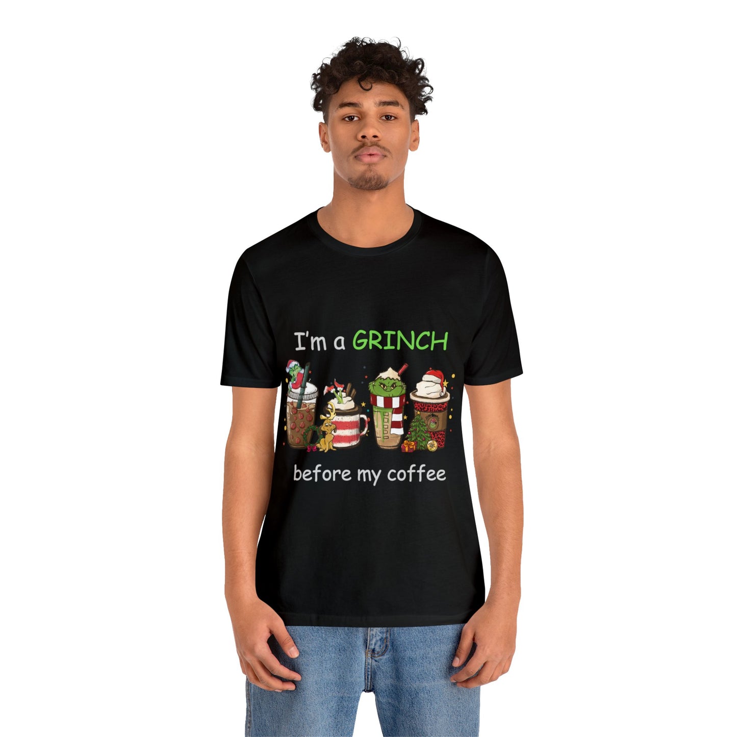 Grinch Coffee Short Sleeve Tee