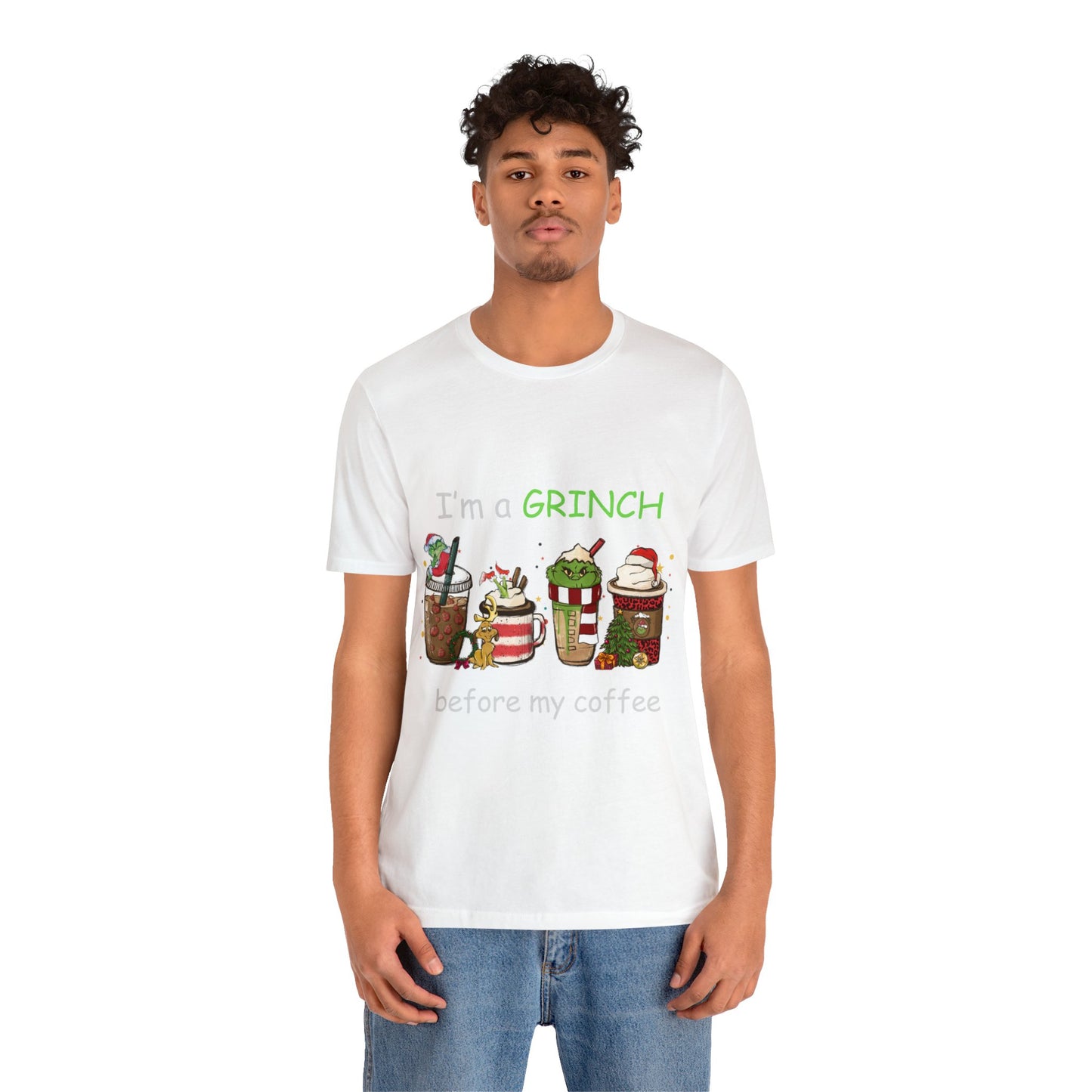 Grinch Coffee Short Sleeve Tee