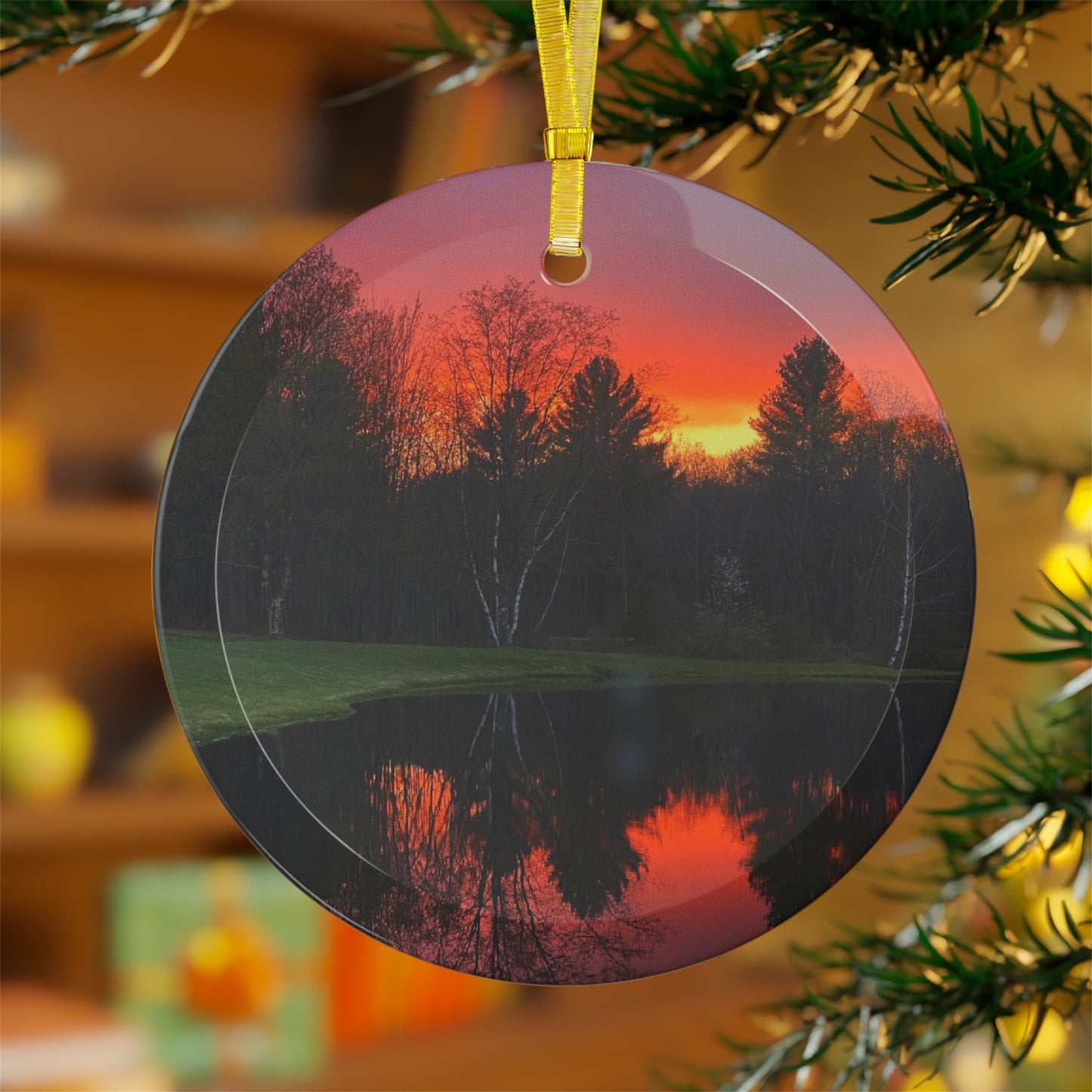 Awesome Lake Ornament