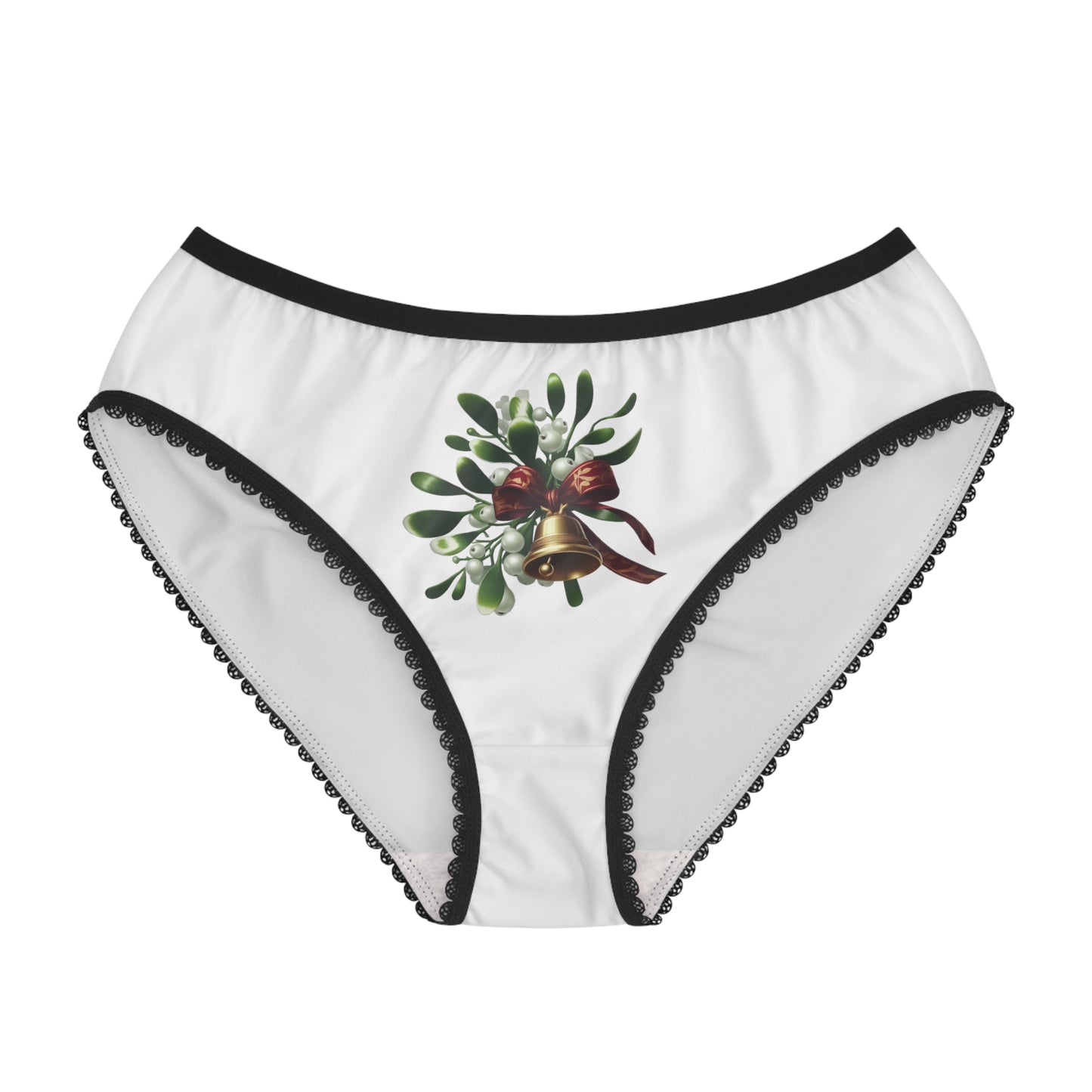 Kiss the Mistletoe Women's Briefs (AOP)