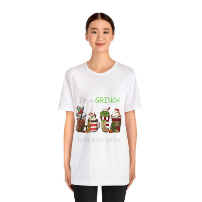 Grinch Coffee Short Sleeve Tee